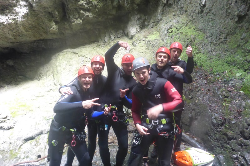 Schon kurz nach dem Start - kein Sonnenlicht mehr